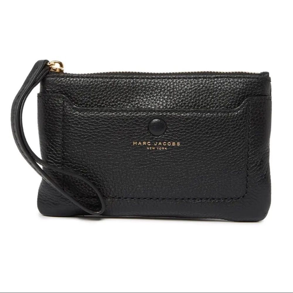 MARC JACOBS Empire Leather Wristlet.